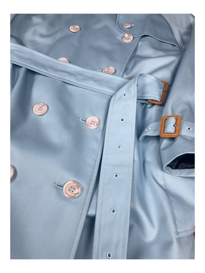Burberry's Belted & Breasted Trench Coat Women's Size UK 10
