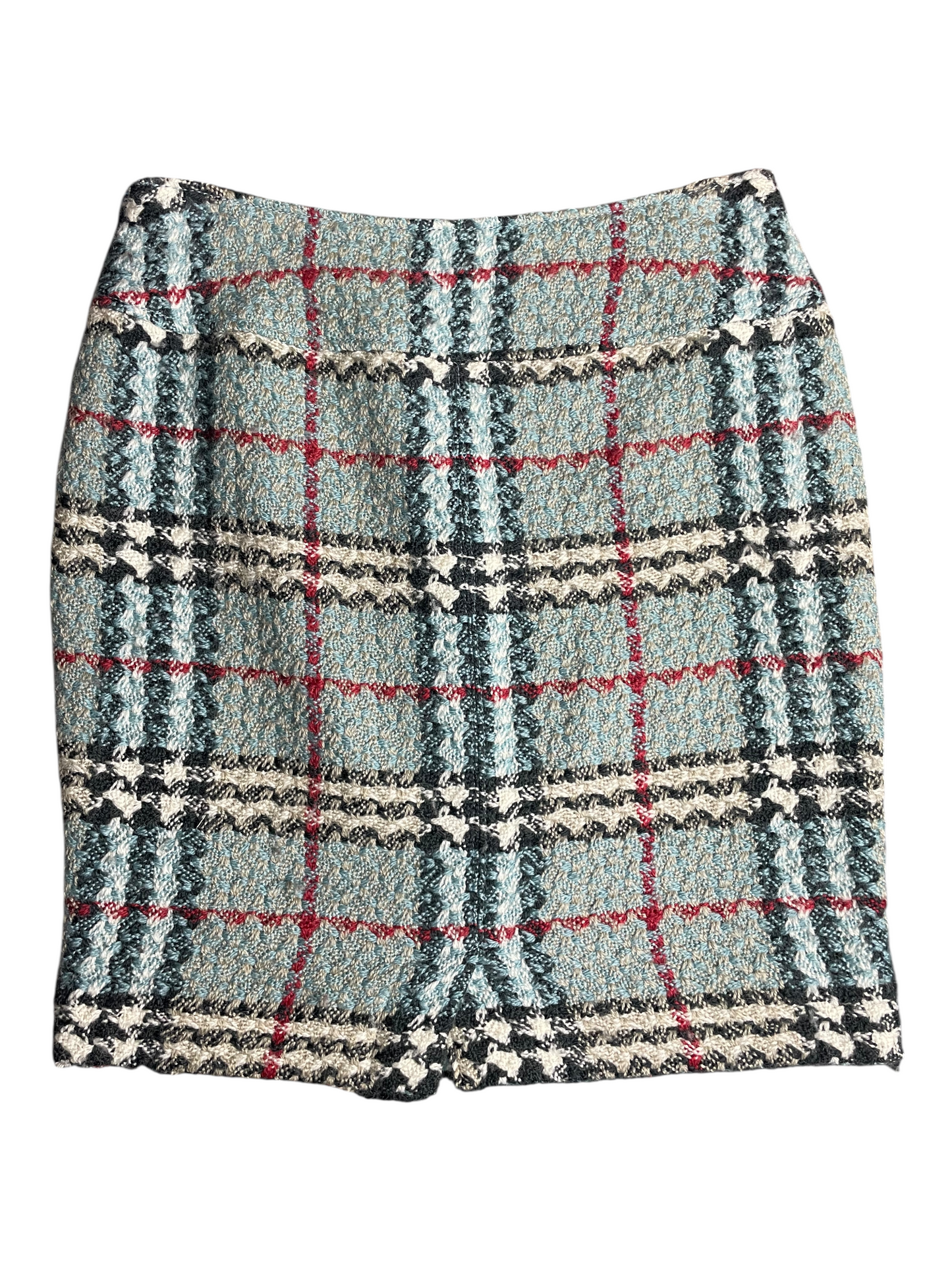 Burberry London Tweed Jacket & Skirt Set With Pocketbook Handbag