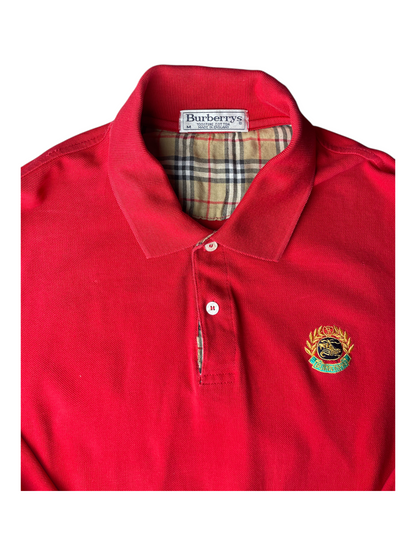 Burberry's Long Sleeve Polo Men's Size M
