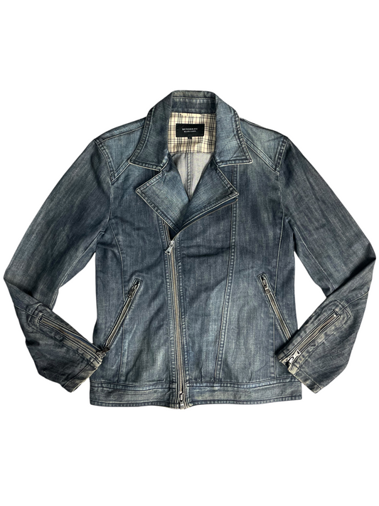 Burberry Black Label Denim Jacket Women's Size UK 10