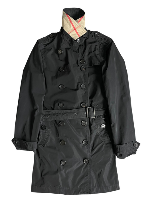 Burberry London Belted & Breasted Trench Coat Women's Size UK 10