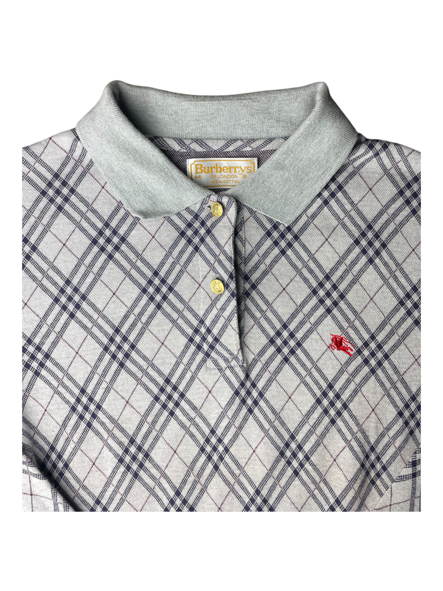 Burberry's Long Sleeve Polo Women's Size UK 10