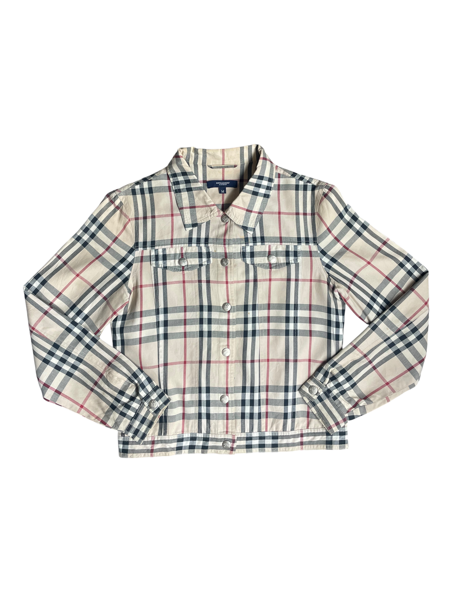 Burberry London Lightweight Denim Jacket Women's Size UK 8