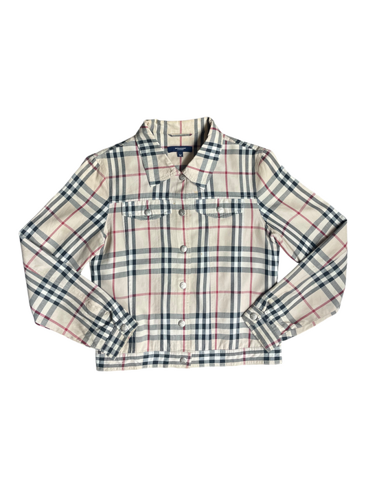 Burberry London Lightweight Denim Jacket Women's Size UK 8
