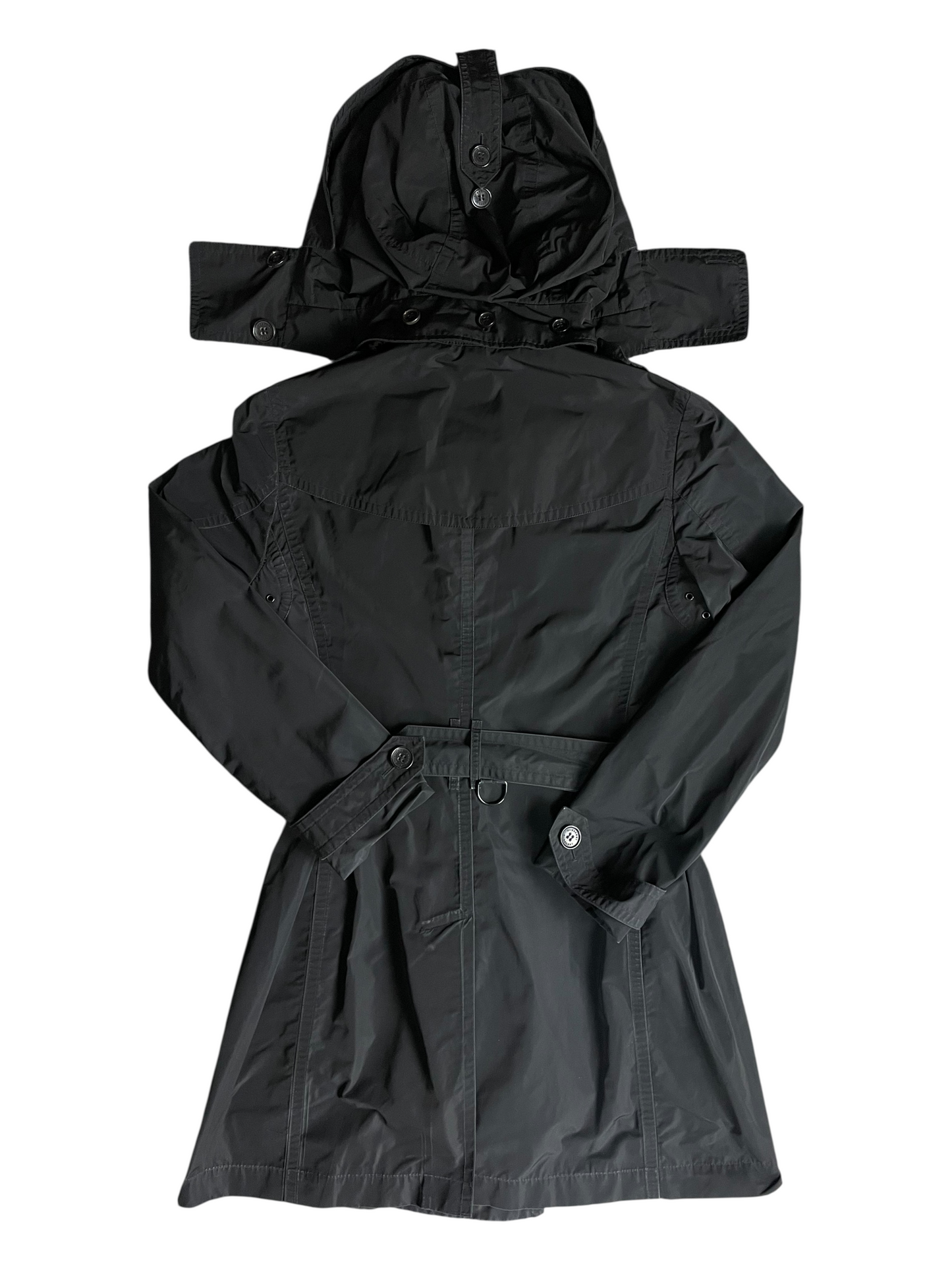 Burberry London Belted & Breasted Trench Coat Women's Size UK 10