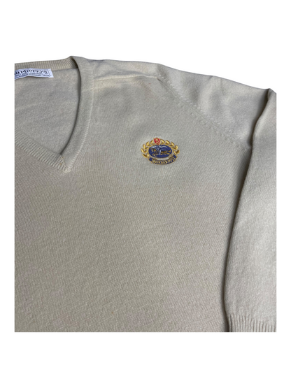 Burberry's V-Neck Jumper Women's Size UK 12