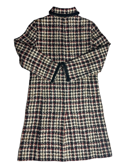 SAMPLE Burberry London Tweed Trench Coat Women's Size UK 8