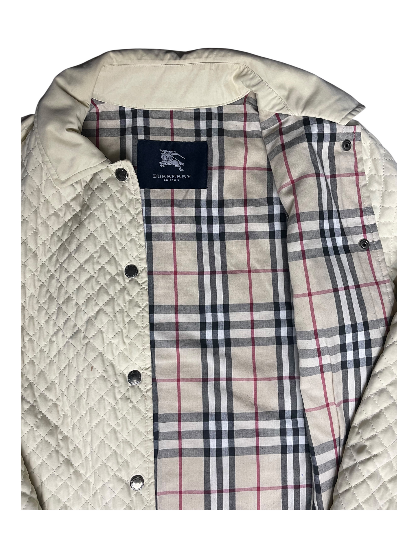 Burberry London Quilted Jacket Women's Size UK 12