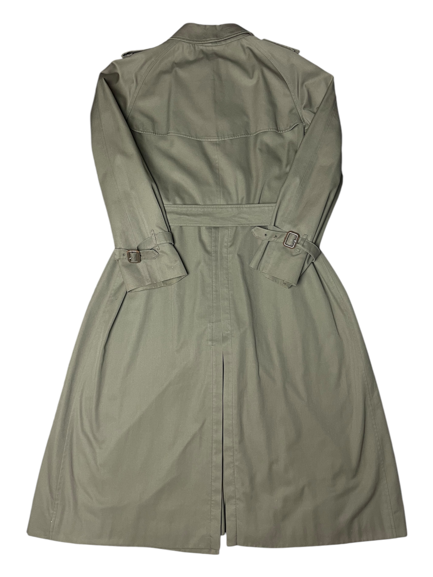 Burberry's Belted & Breasted Trench Coat Women's Size UK 16