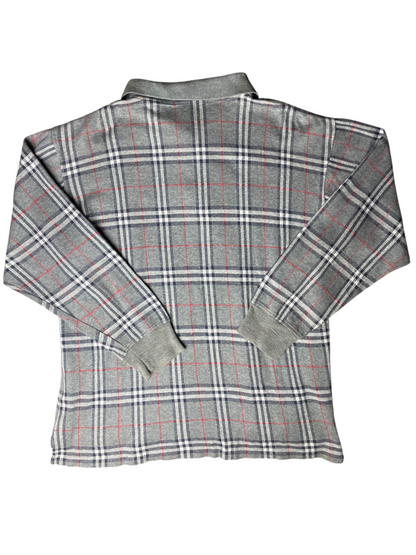 Burberry's Long Sleeve Polo Men's Size L