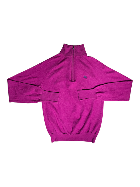 Burberry Brit Quarter Zip Jumper Women's Size UK 10