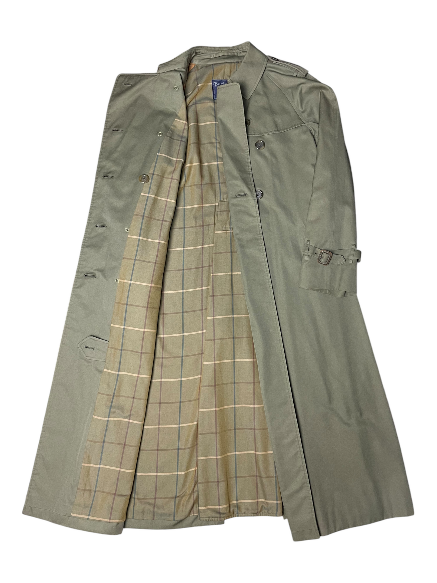 Burberry's Belted & Breasted Trench Coat Women's Size UK 16