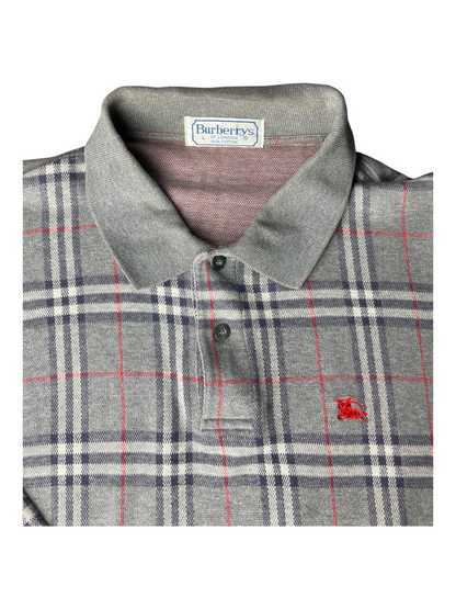 Burberry's Long Sleeve Polo Men's Size L