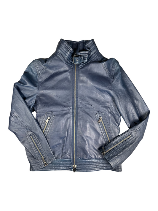 Burberry Black Label Light Leather Jacket Men's Size M