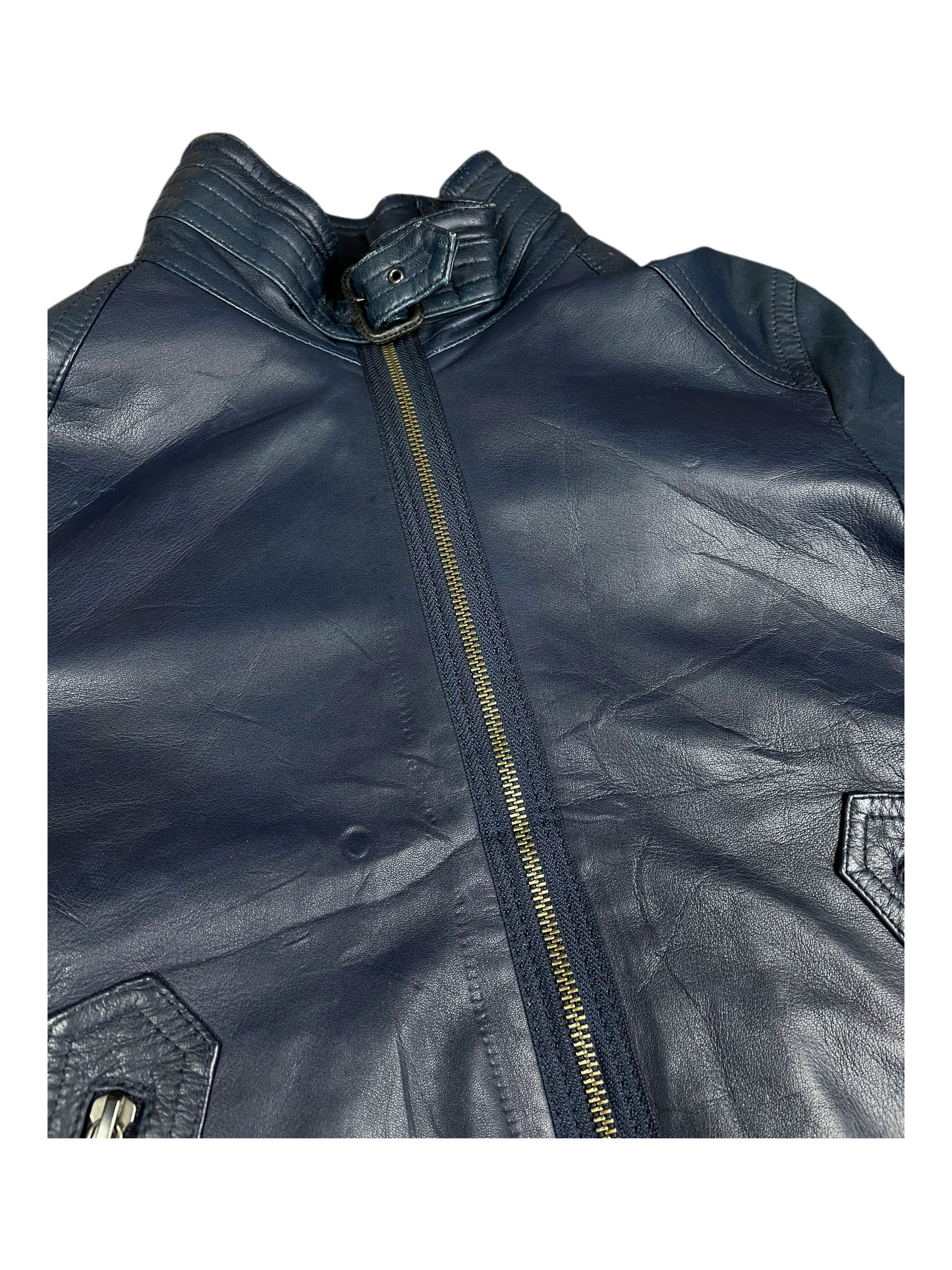 Burberry Black Label Light Leather Jacket Men's Size M