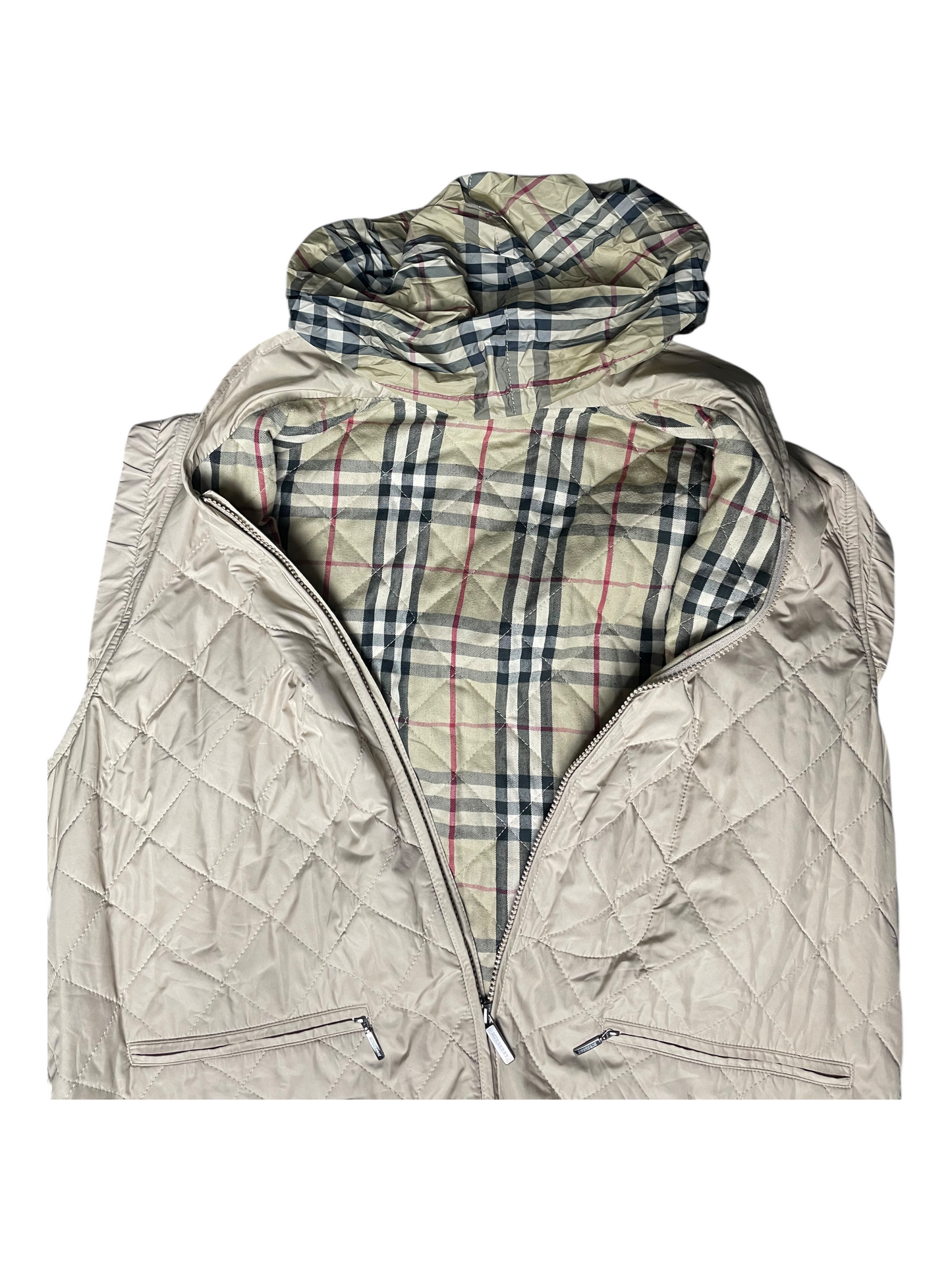 Burberry Quilted Hooded Gilet Men's Size L