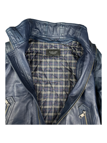 Burberry Black Label Light Leather Jacket Men's Size M