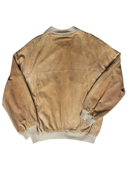 Burberry London Suede Bomber Jacket Men's Size M