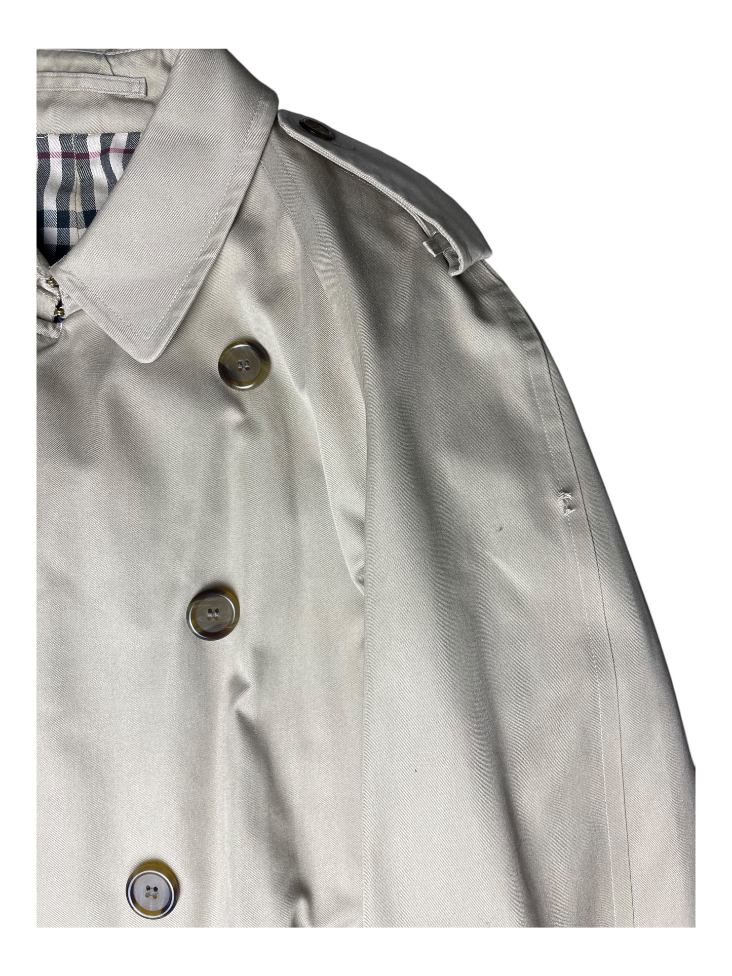 Burberry London Belted & Breasted Trench Coat Men's Size L