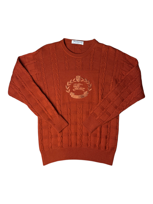 Burberry's Cable Knit Jumper Men's Size M