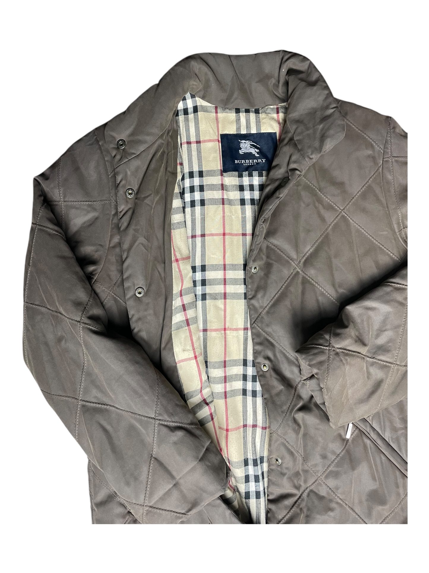 Burberry London Quilted Coat Men's Size M
