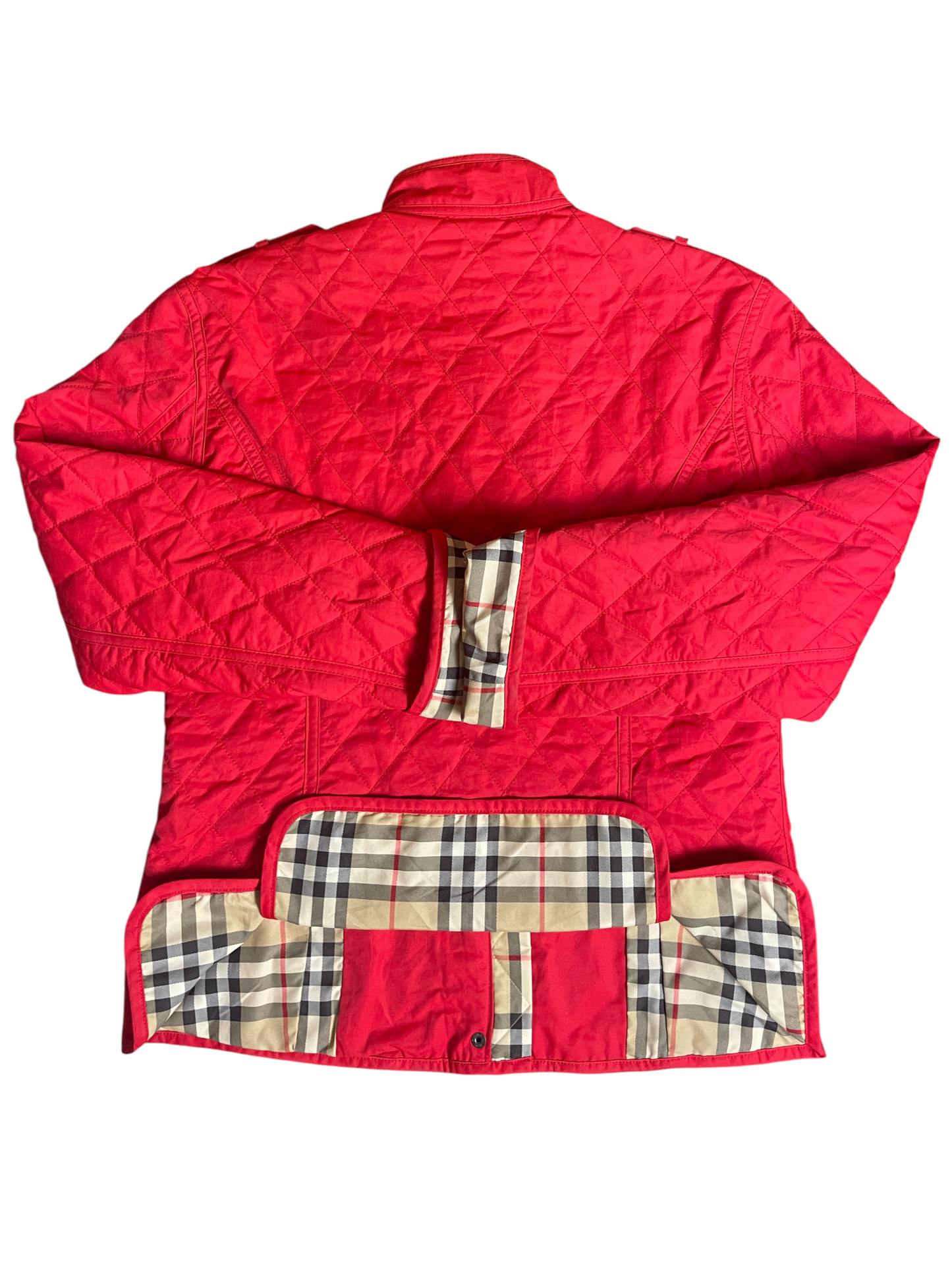 Burberry Golf Quilted Jacket Women's Size UK 10
