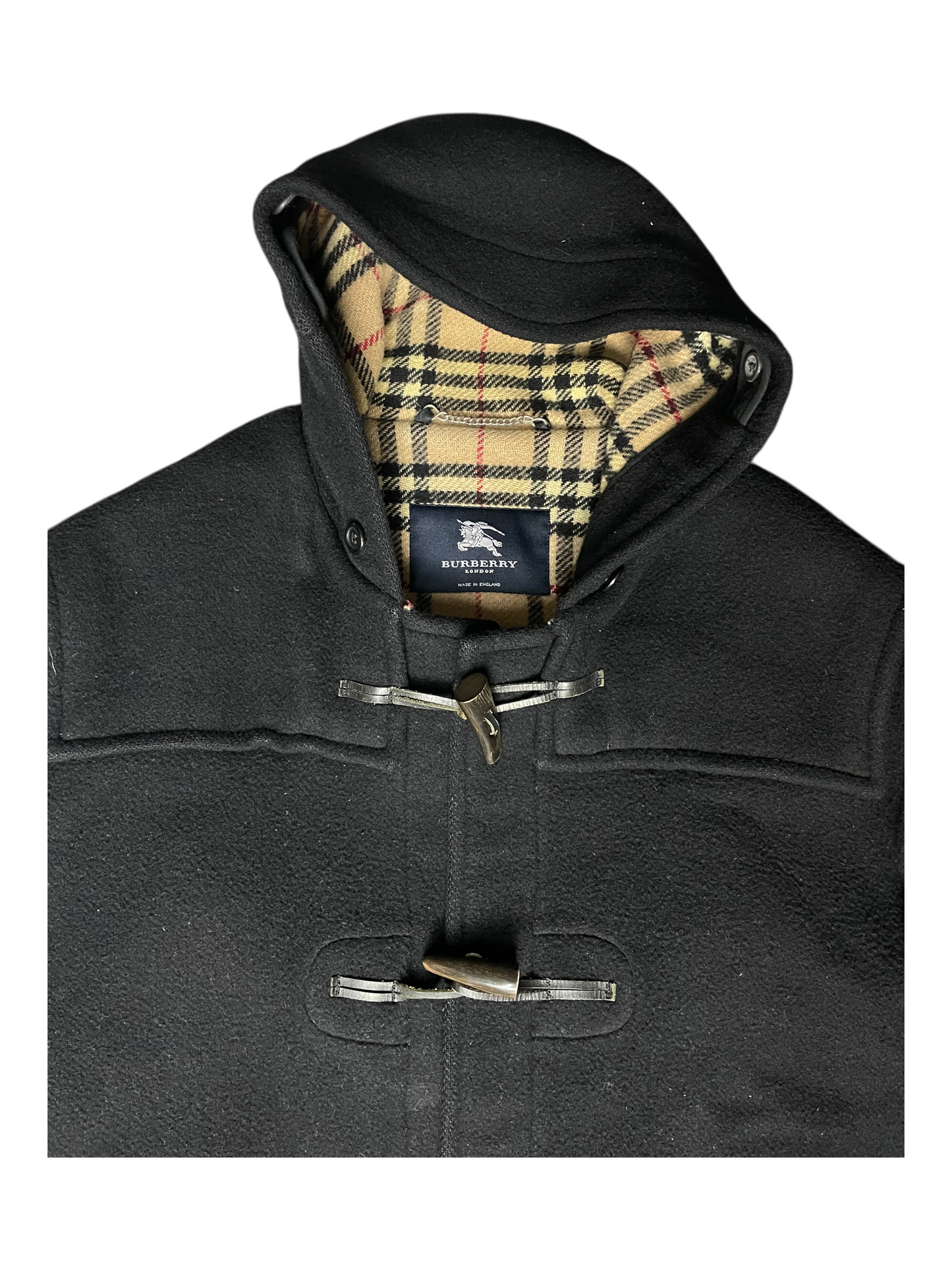Burberry London Hooded Duffle Coat Men's Size L