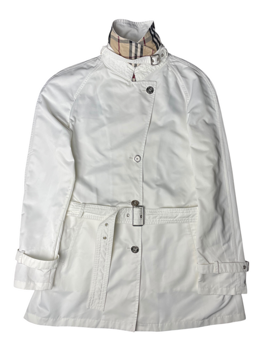 Burberry London Belted & Breasted Trench Coat Women's Size UK 8