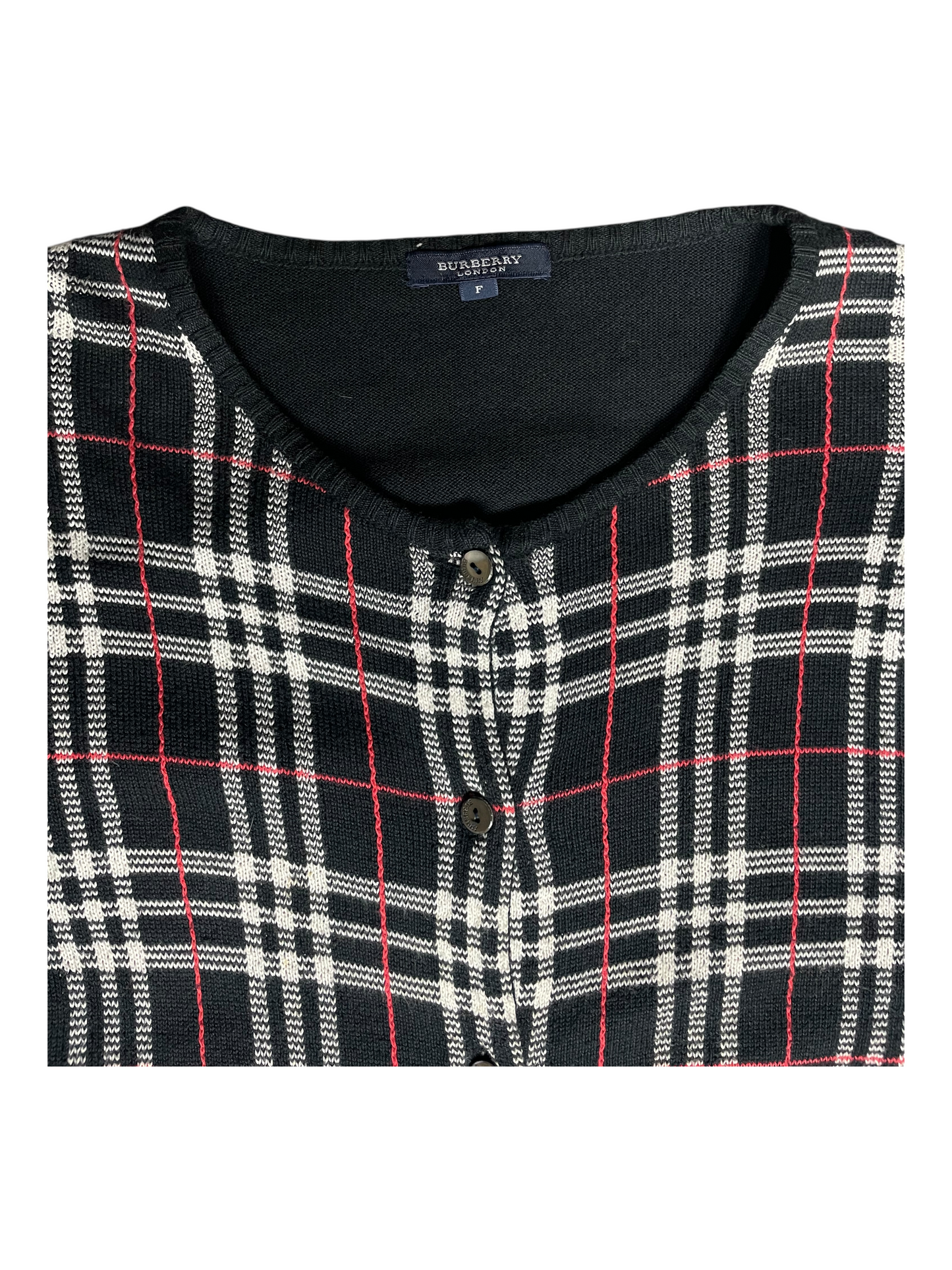 Burberry London Knit Cardigan Women's Size UK 10