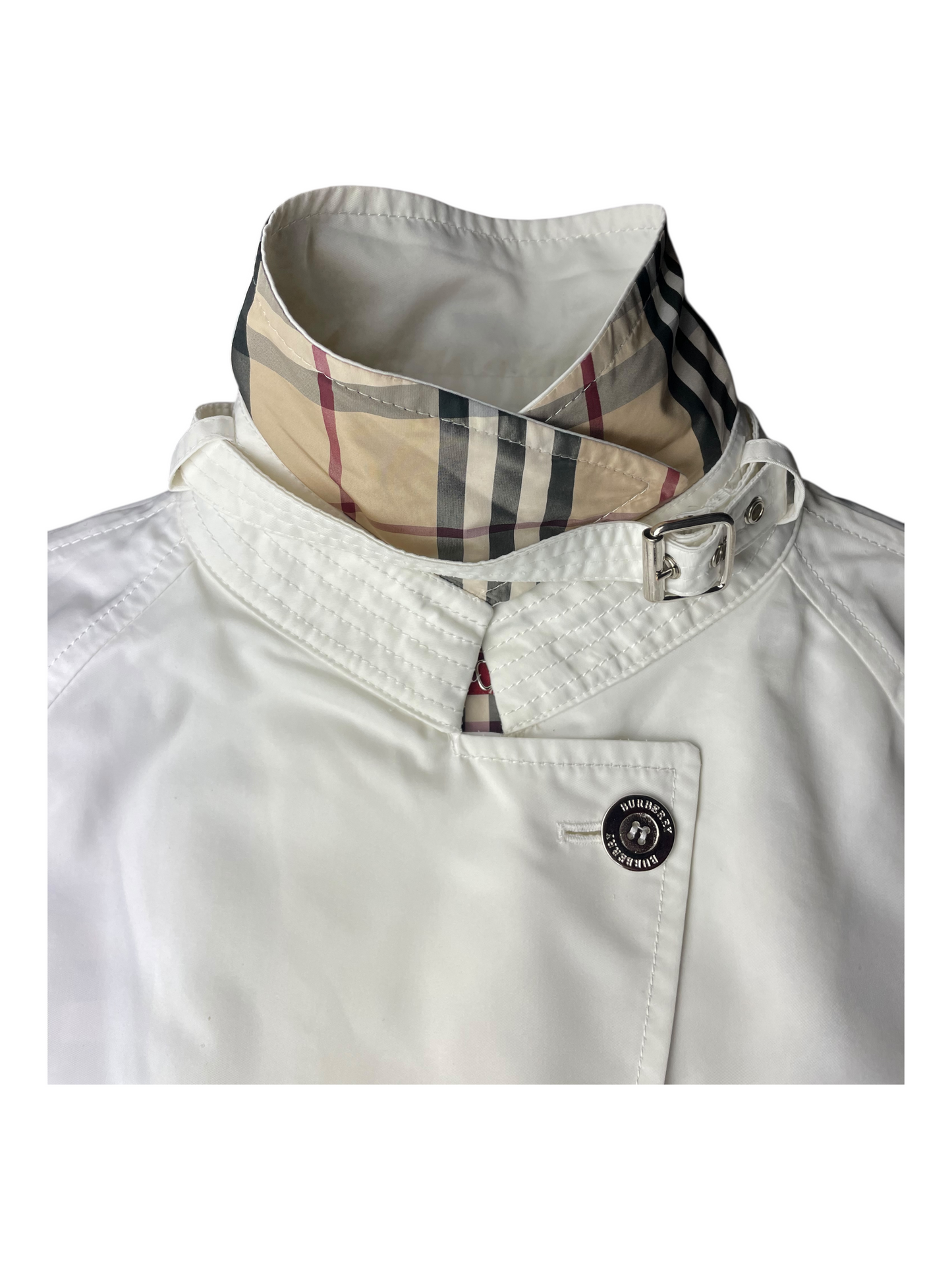 Burberry London Belted & Breasted Trench Coat Women's Size UK 8