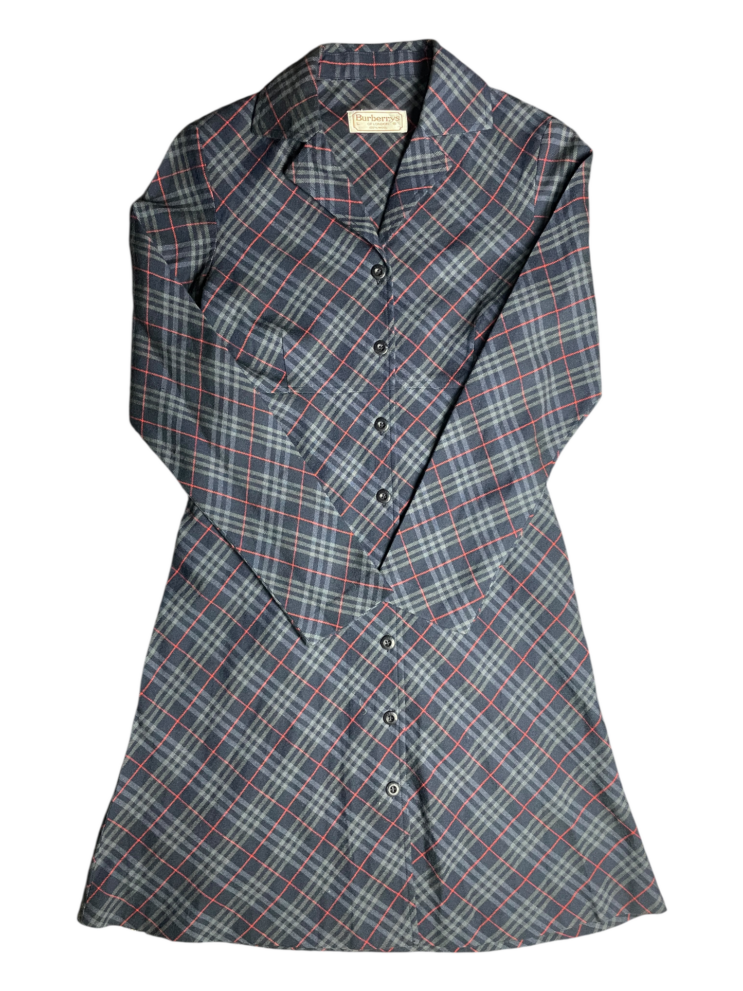 Burberry's V Neck Dress Women's Size UK 8