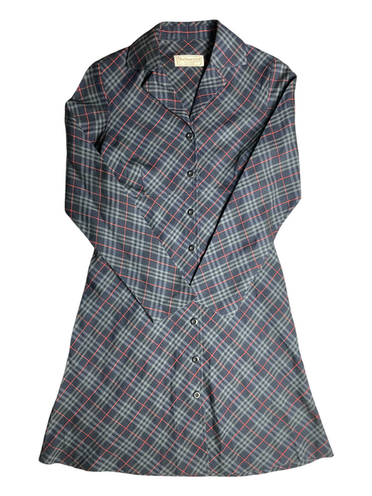 Burberry's V Neck Dress Women's Size UK 8