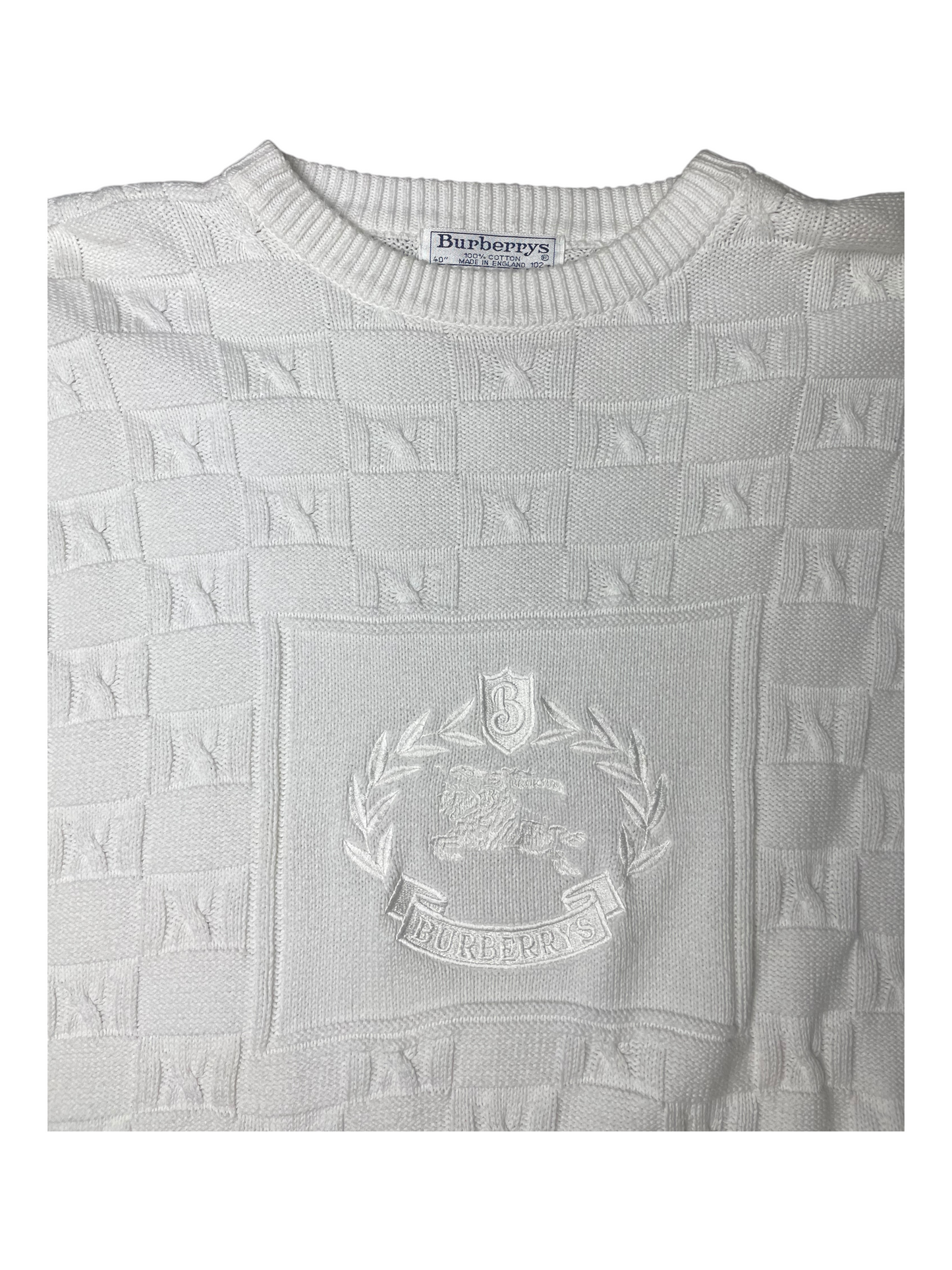 Burberry's Cable Knit Jumper Men's Size L