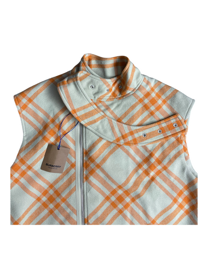 New Season Burberry Zip-Up Gilet Women's Size UK 12