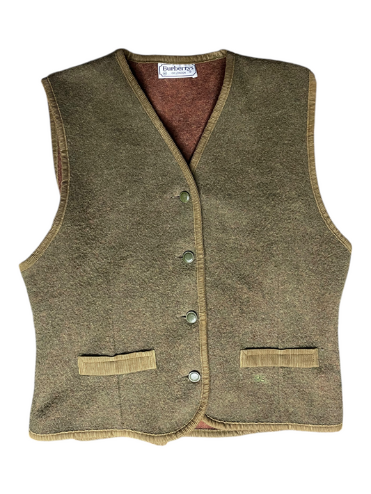 Burberry's Wool Vest Women's Size UK 8