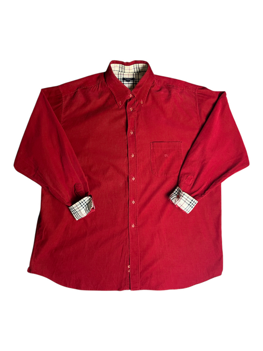 Burberry London Corduroy Shirt Men's Size L