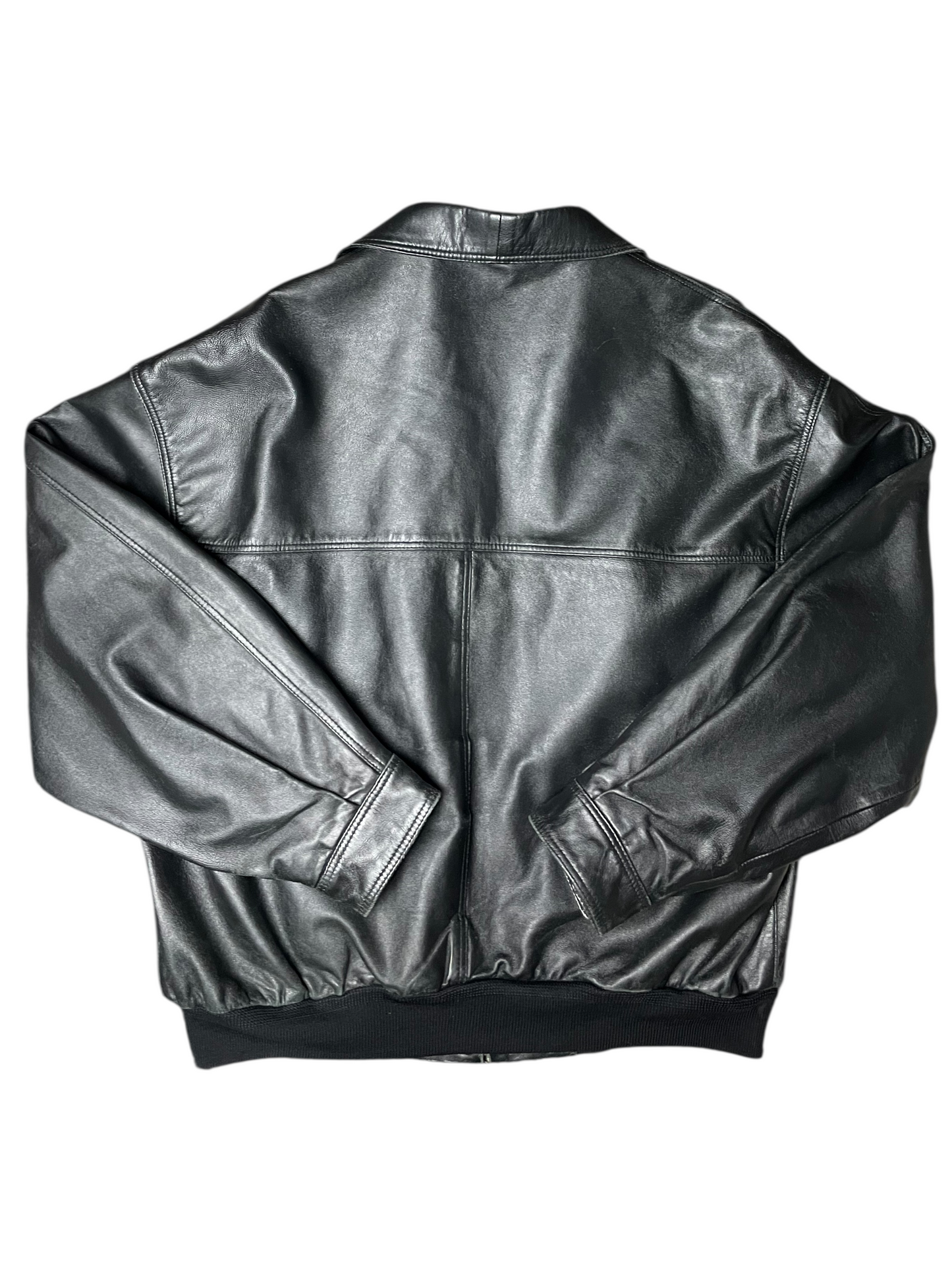 Burberry's Leather Jacket Men's Size XL