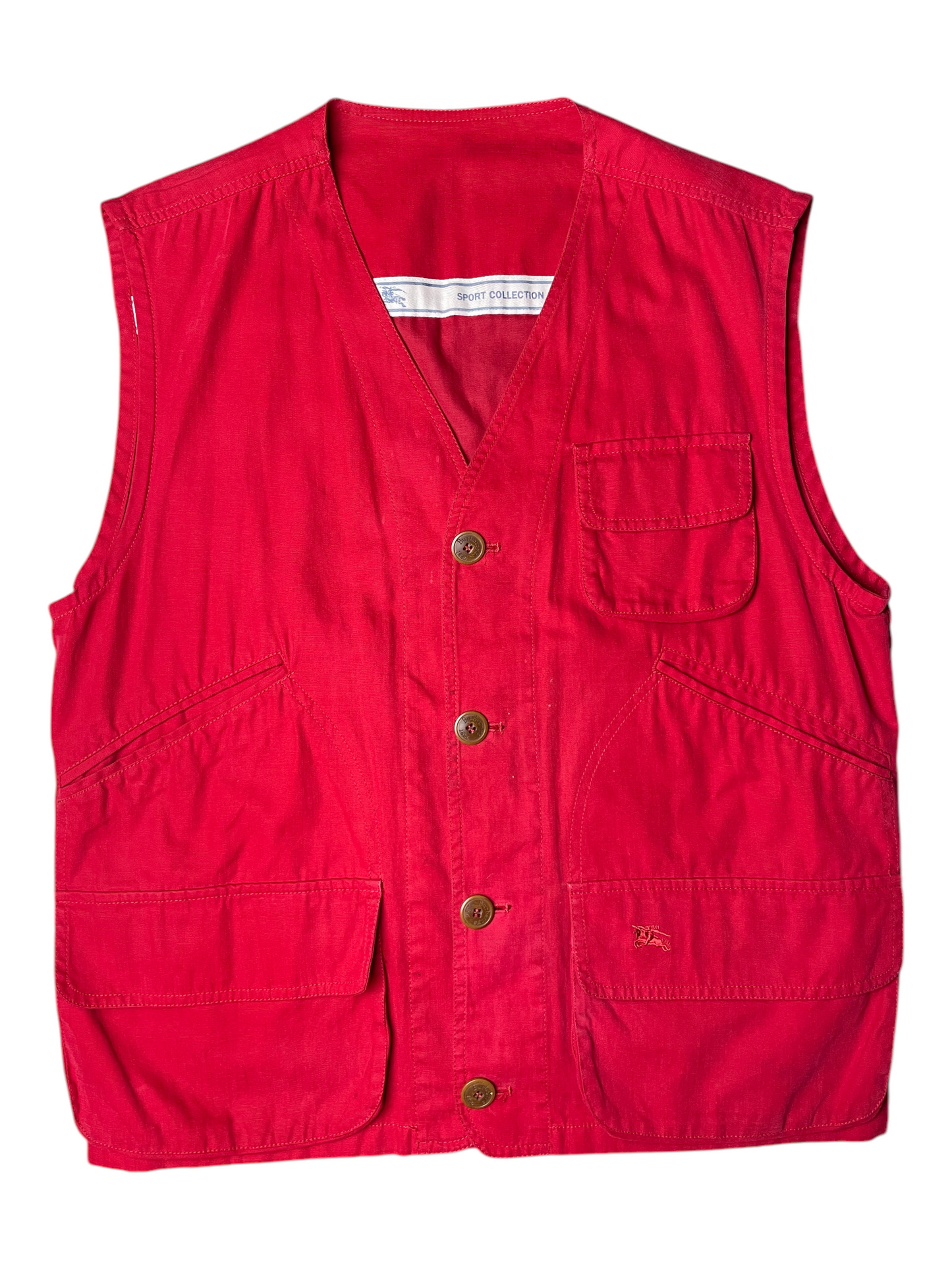 Burberry Sport V-Neck Vest Men's Size M
