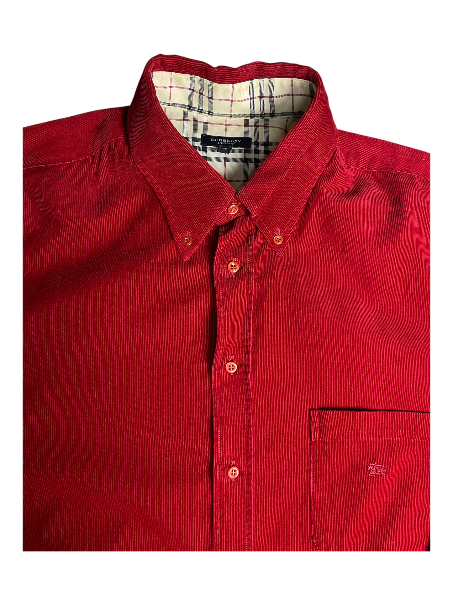 Burberry London Corduroy Shirt Men's Size L