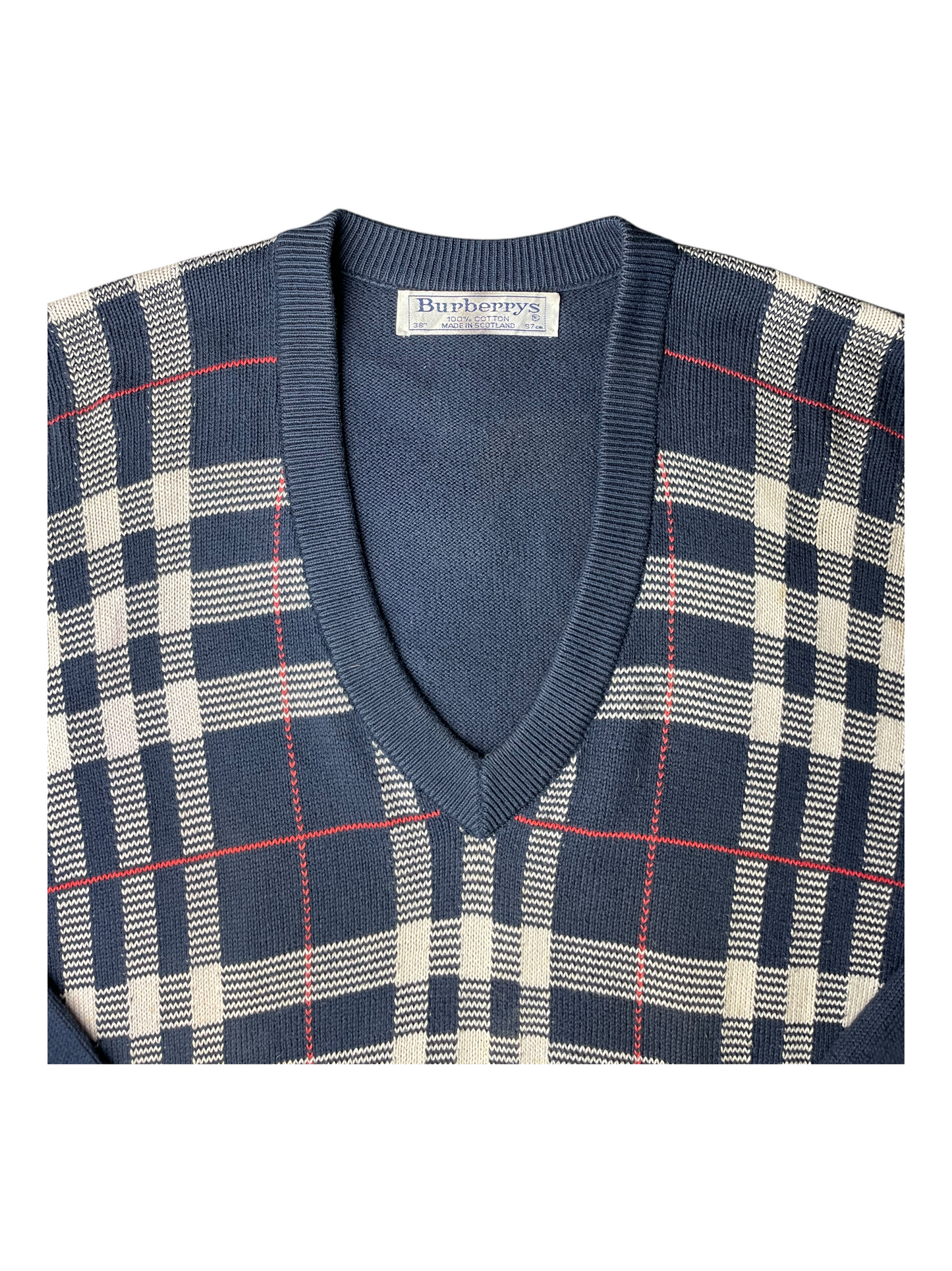 Burberry's V Neck Jumper Women's Size UK 10