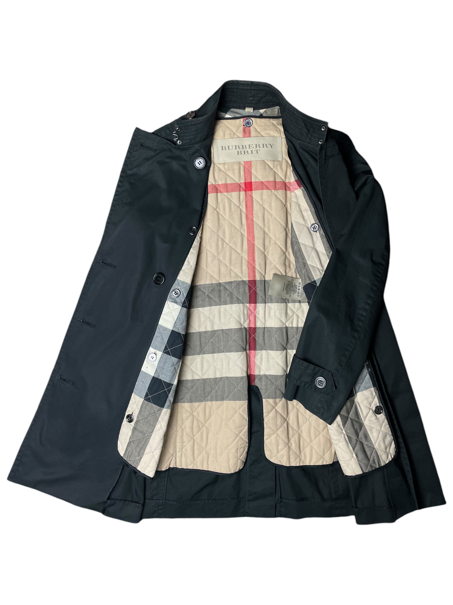 Burberry Brit Belted & Breasted Trench Coat Women's Size UK 6