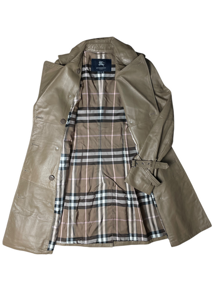 Burberry London Belted & Breasted Trench Coat Women's UK 6