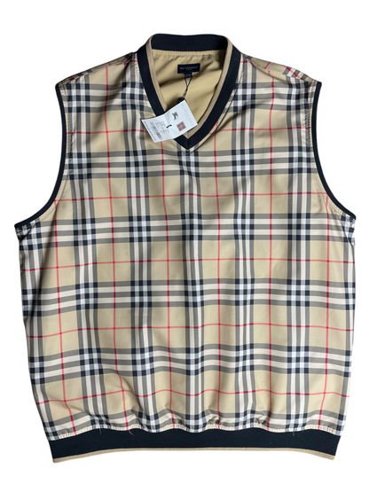 Burberry Golf Lightweight Vest Pullover Men's Size XXL