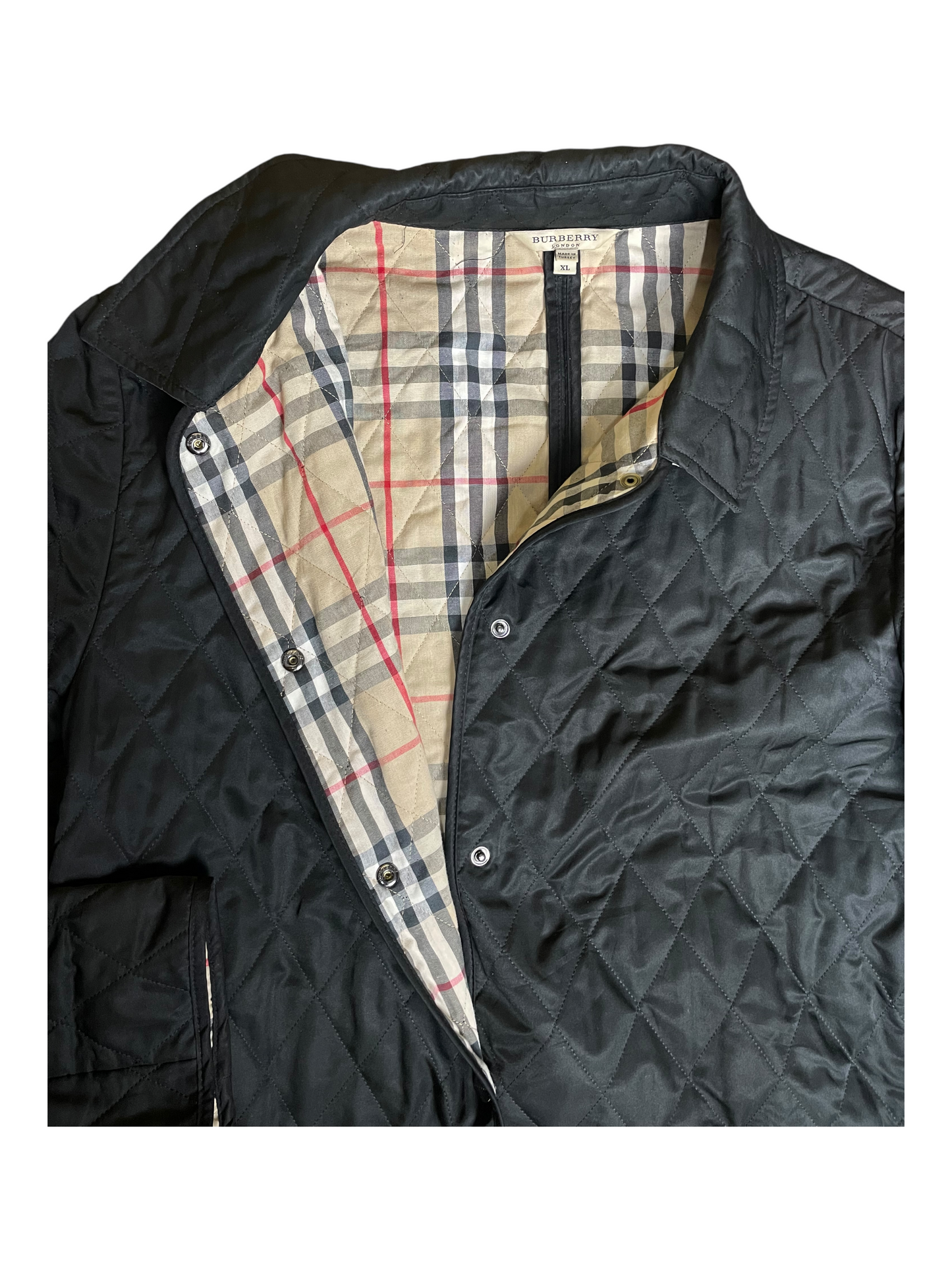 Burberry London Quilted Jacket Women's Size UK 12