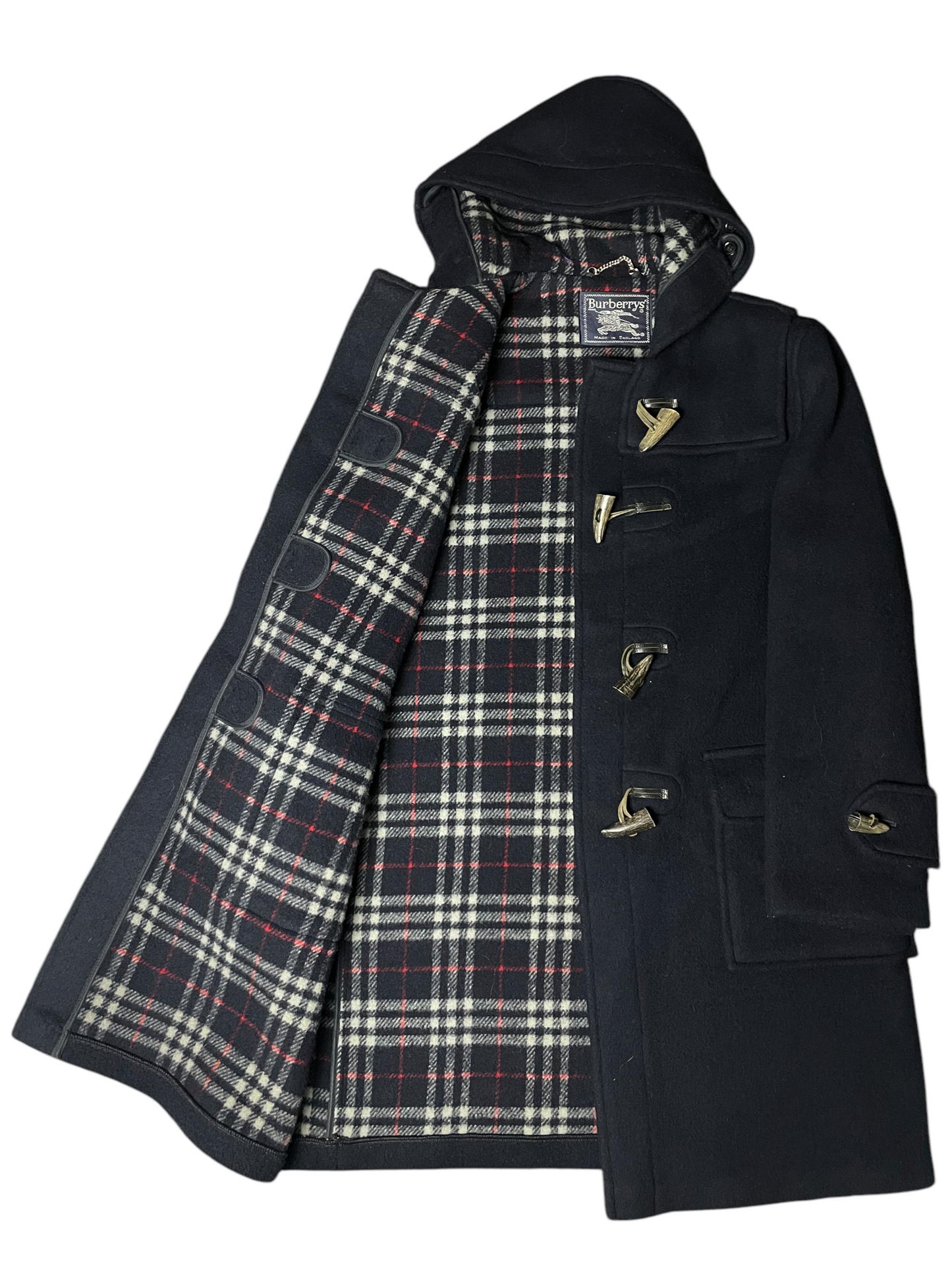 Burberry's Hooded Duffle Coat Men's Size M