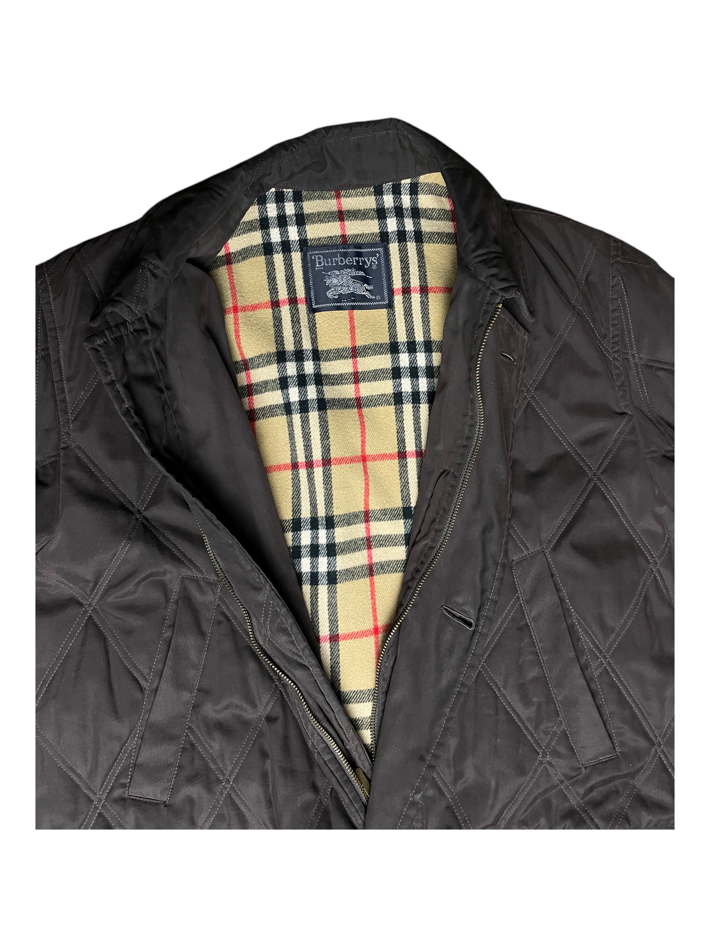 Burberry's Quilted Jacket Men's Size L