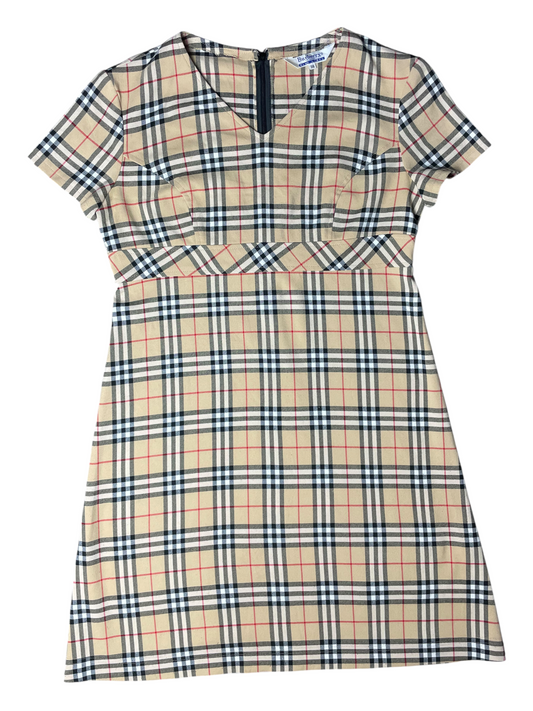 Burberry's Blue Label V Neck Dress Women's Size UK 8