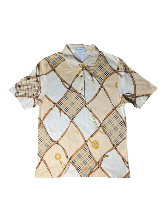 Burberry's Polo Top Men's Size M
