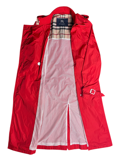 Burberry London Belted & Breasted Trench Coat Women's Size UK 8