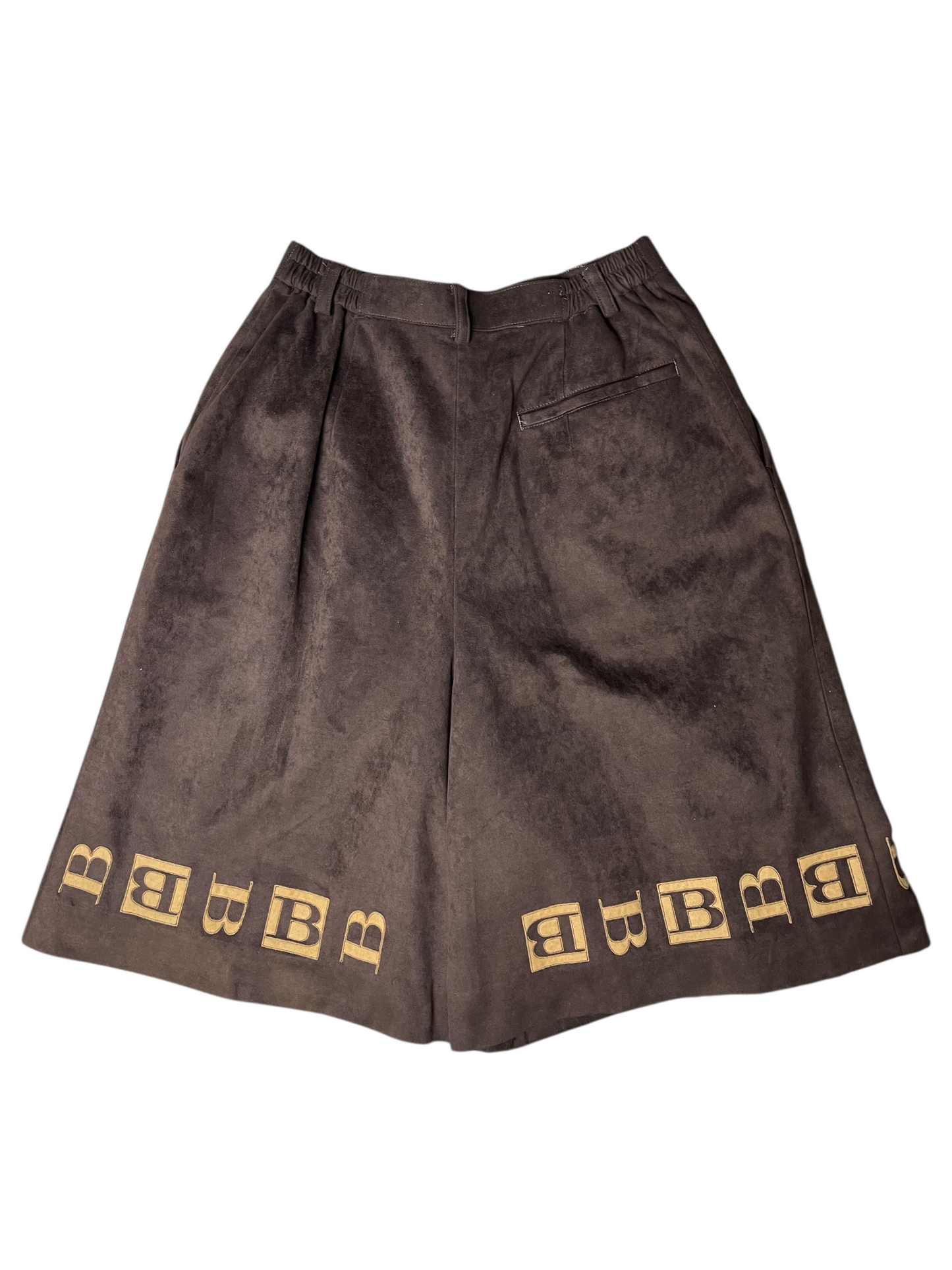 Burberry Golf Suede Shorts 22" Waist